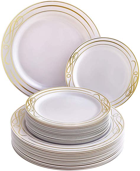 luxury disposable tableware dinner set